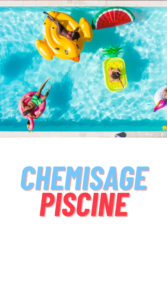 Personnes se relaxant sur des flotteurs gonflables dans une piscine, vérification finale canalisation.