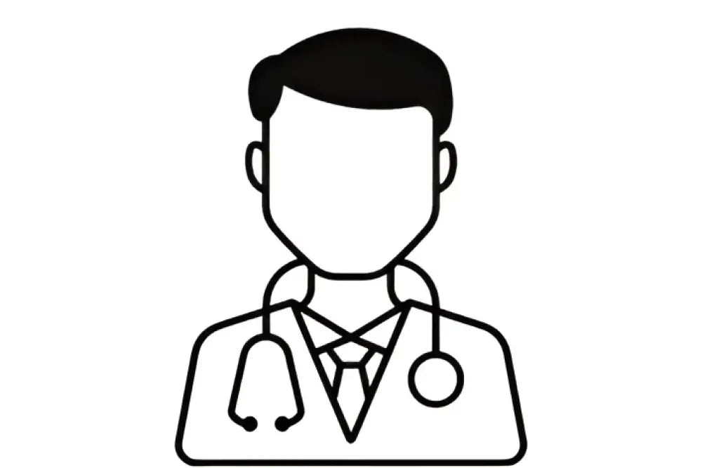 Illustration d’un médecin en blouse avec stéthoscope pour franchise travaux spécialisée