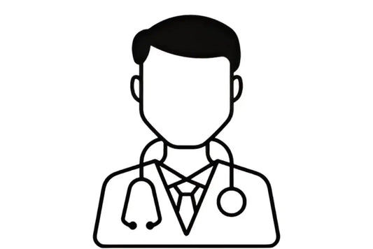 Illustration d’un médecin en blouse avec stéthoscope pour franchise travaux spécialisée