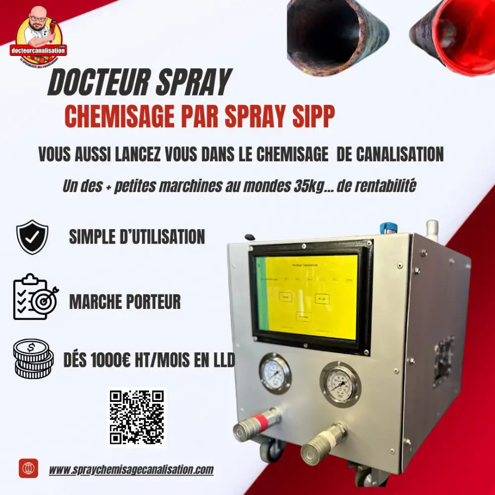 Unique sipp lining machine ideal vertical for pipe spray lining